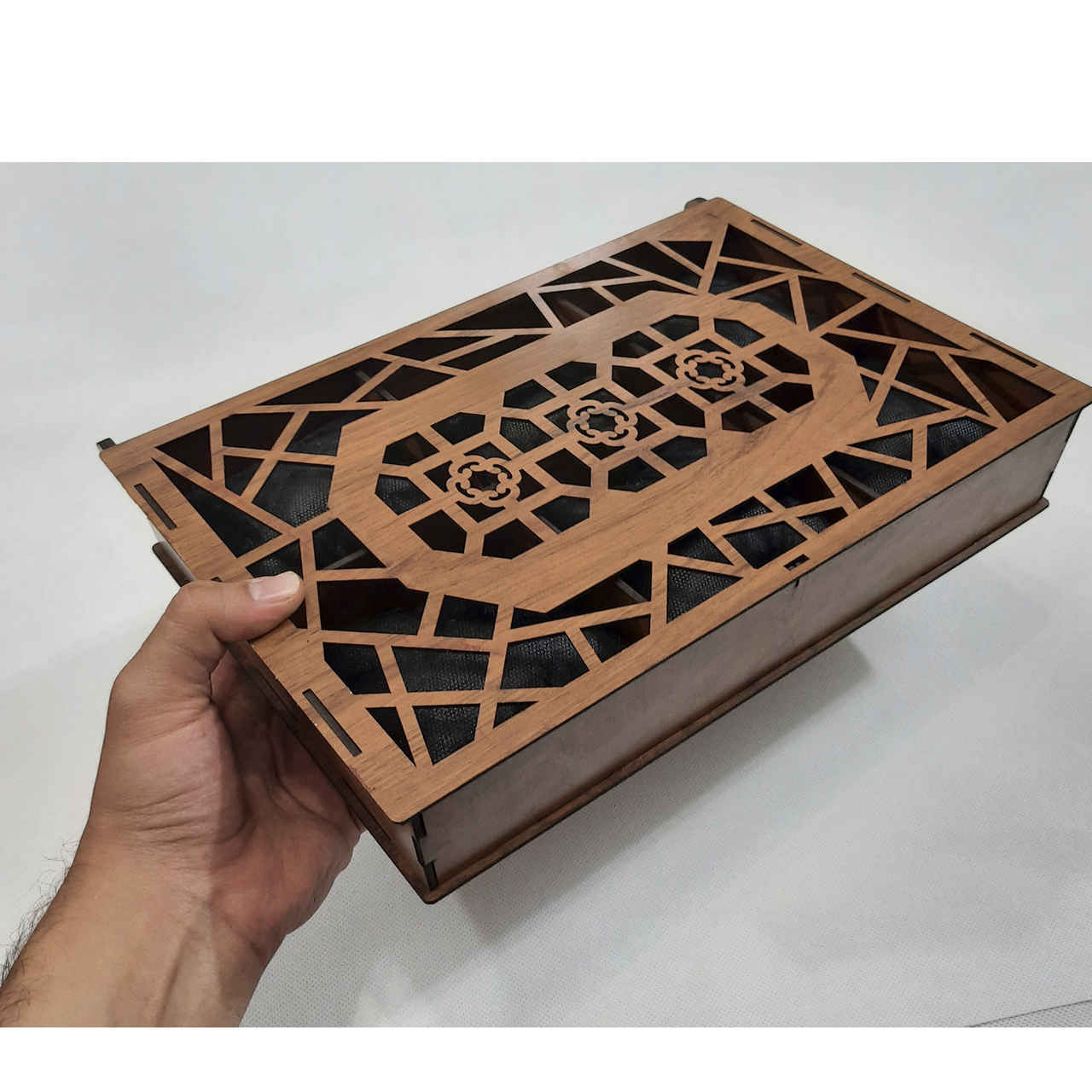 Price and Buy Wooden Watch Box with 6 Slots and Watch Pillows - Image 3