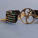 Price and Buy Woven Steel Beaded Bracelet for Women – Deer Pendant Design