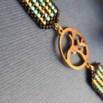 Price and Buy Woven Steel Beaded Bracelet for Women – Deer Pendant Design - Image 4