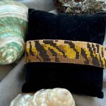 Price and Buy Woven Steel Beaded Bracelet for Women – Tiger Pattern