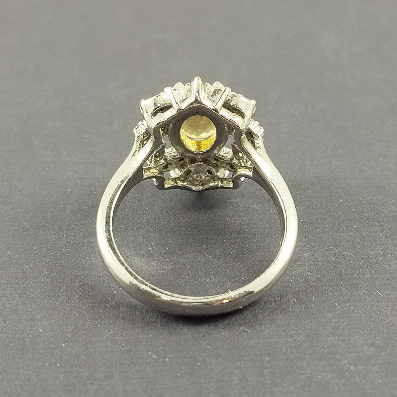 Price and Buy Yellow Citrine Silver Ring for Women Anahita - Image 5