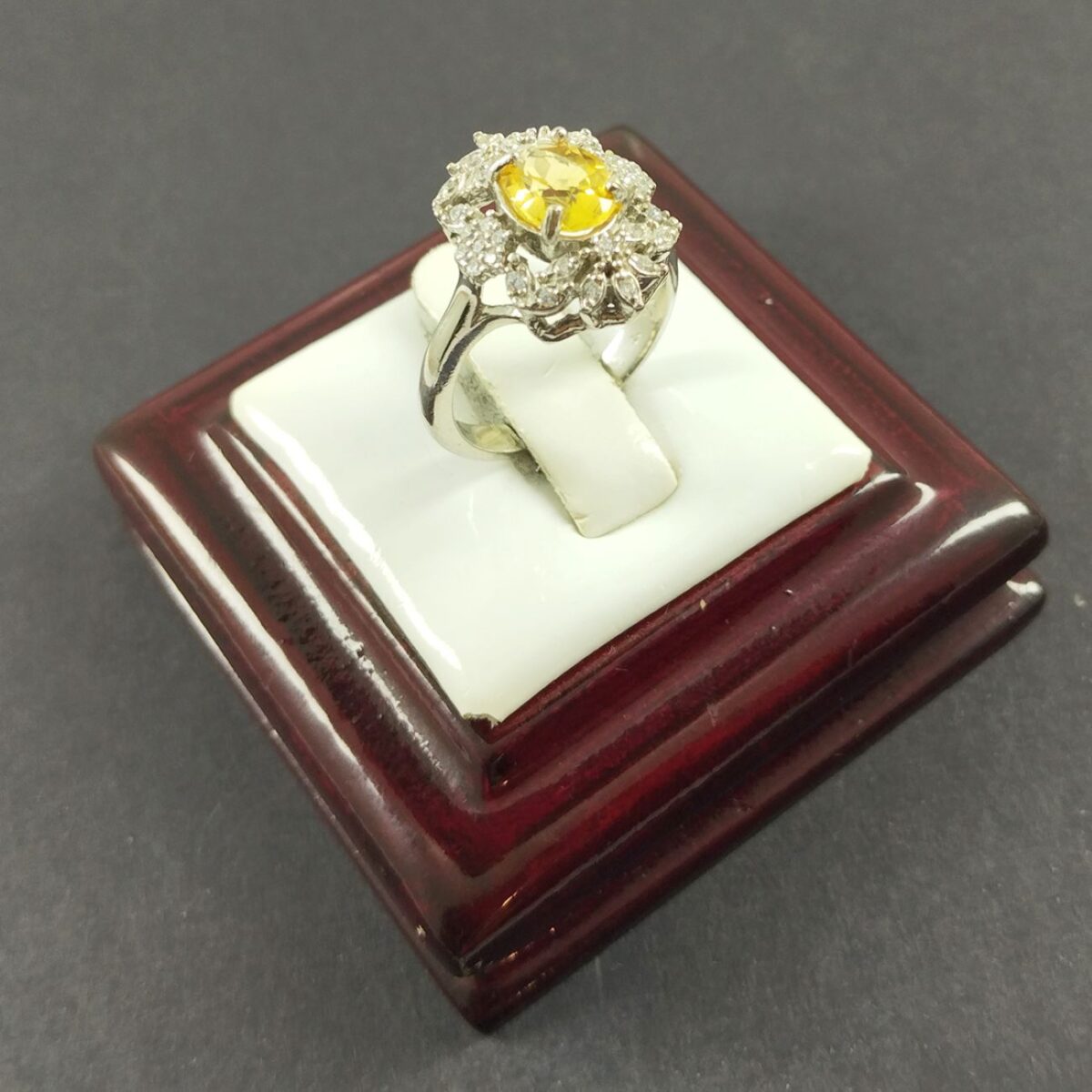 Price and Buy Yellow Citrine Silver Ring for Women Anahita - Image 6