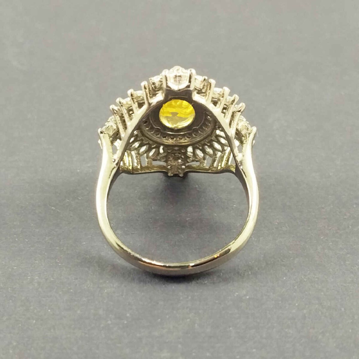 Price and Buy Yellow Citrine Silver Ring for Women Armaghan - Image 5