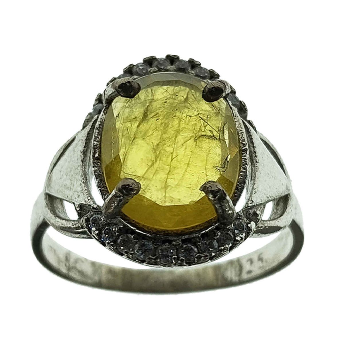 Price and Buy Yellow Citrine Silver Ring for Women Farideh