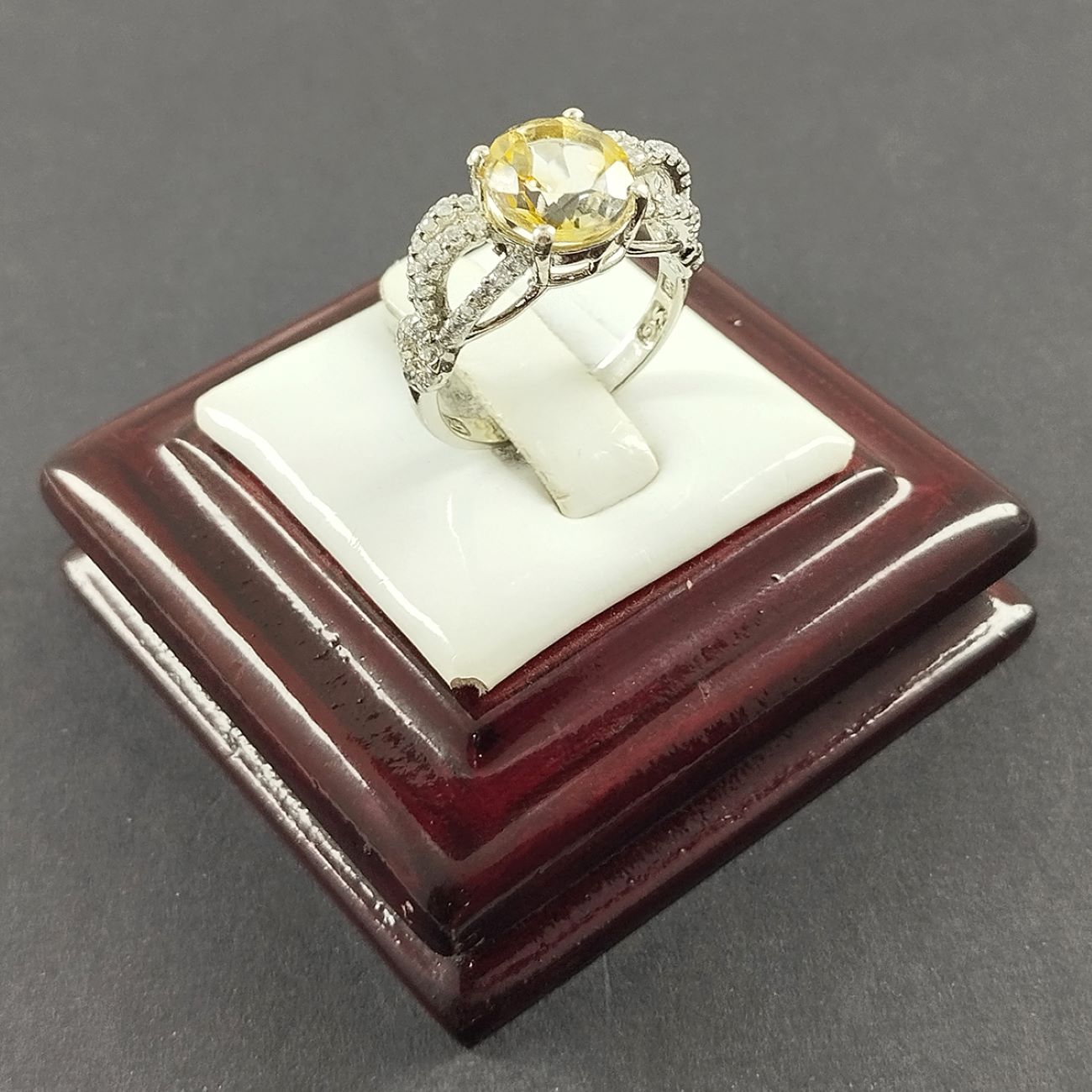 Price and Buy Yellow Citrine Silver Ring for Women Gelareh - Image 6