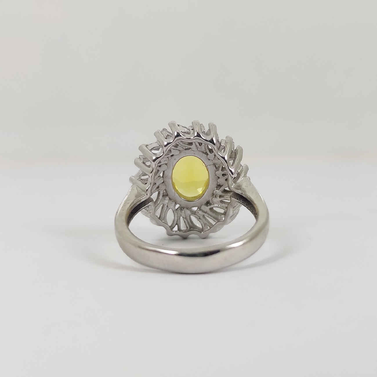Price and Buy Yellow Citrine Silver Ring for Women Khorshid - Image 5