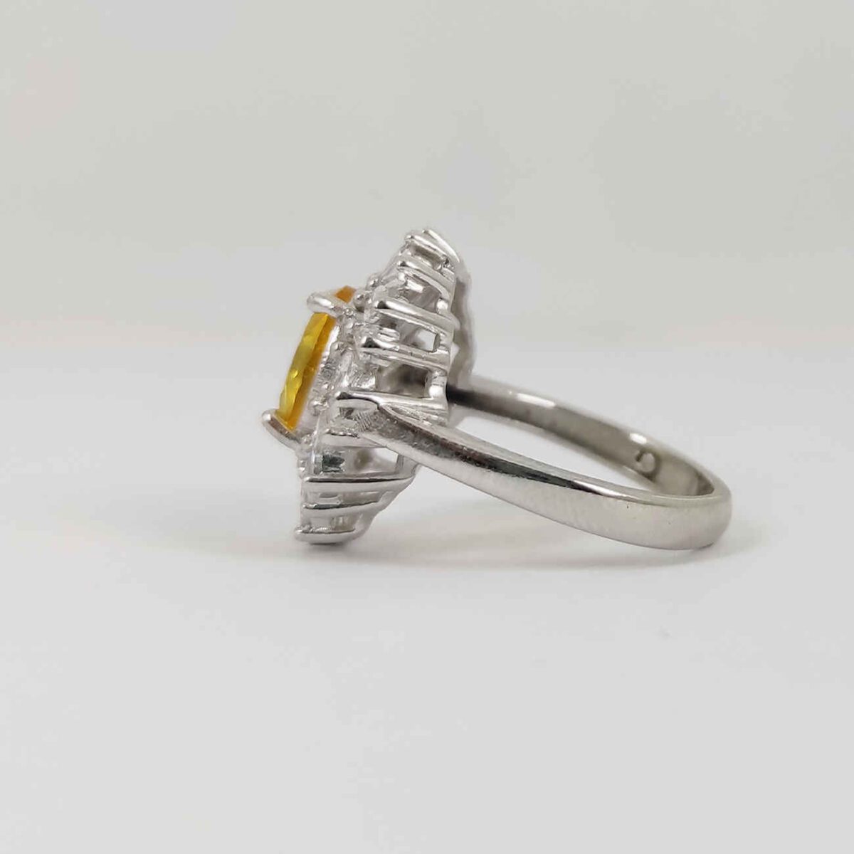 Price and Buy Yellow Citrine Silver Ring for Women Khorshid - Image 7