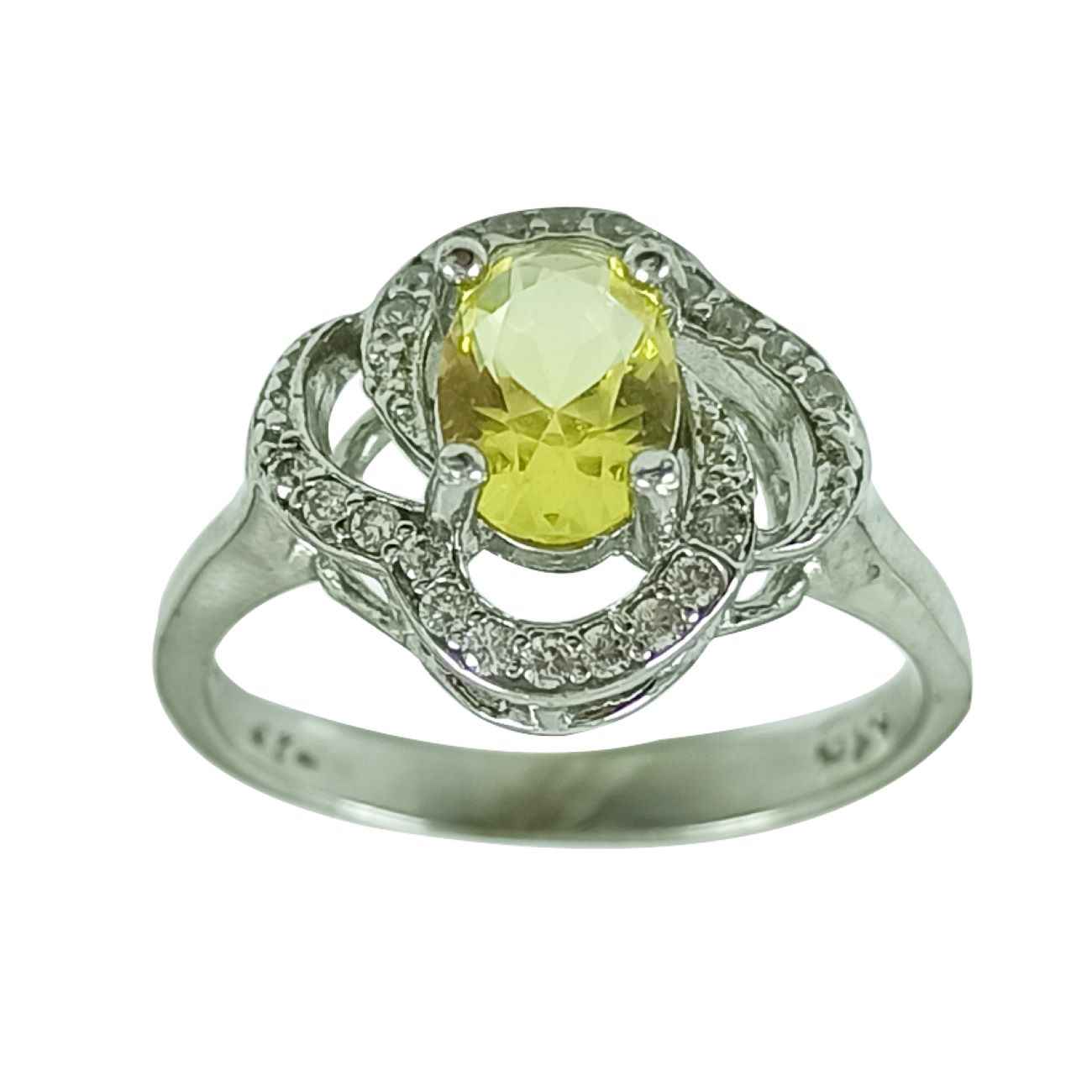 Price and Buy Yellow Citrine Silver Ring for Women Mastaneh