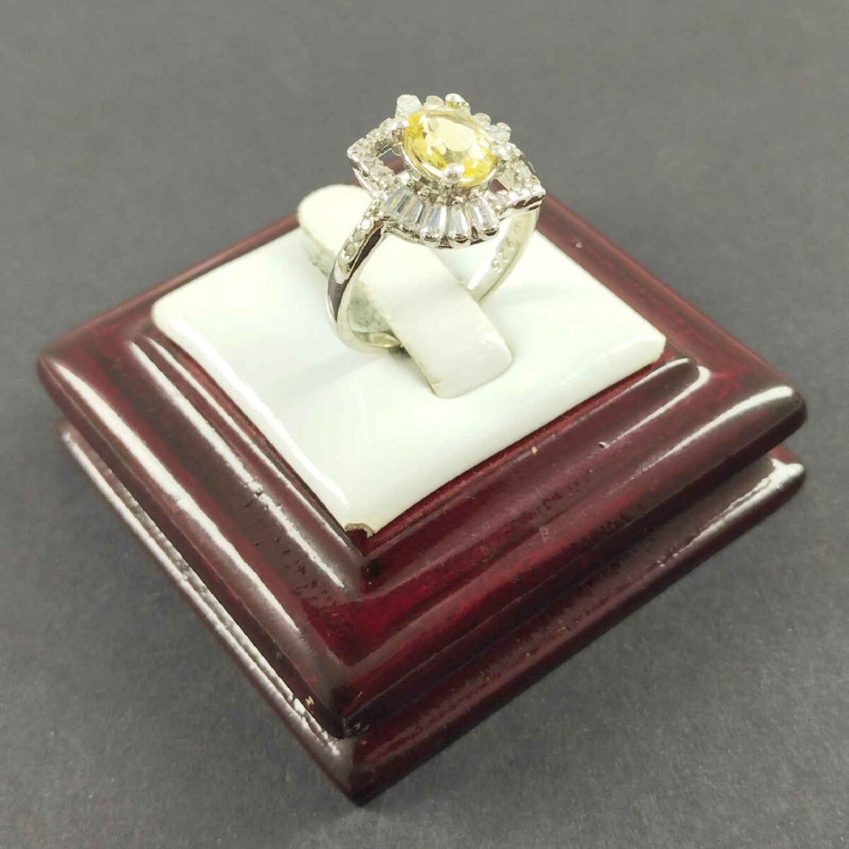Price and Buy Yellow Citrine Silver Ring for Women Sussan - Image 4