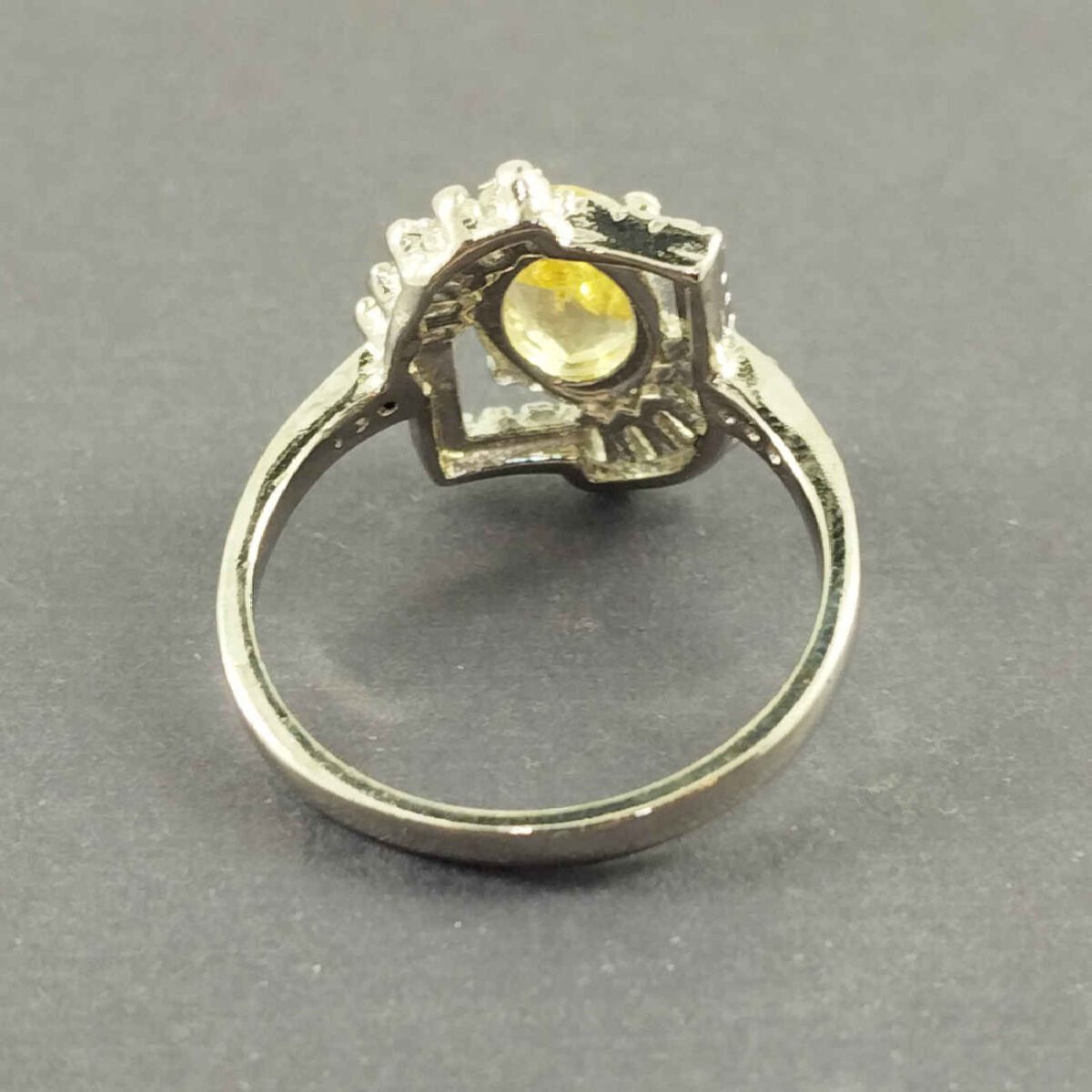 Price and Buy Yellow Citrine Silver Ring for Women Sussan - Image 5