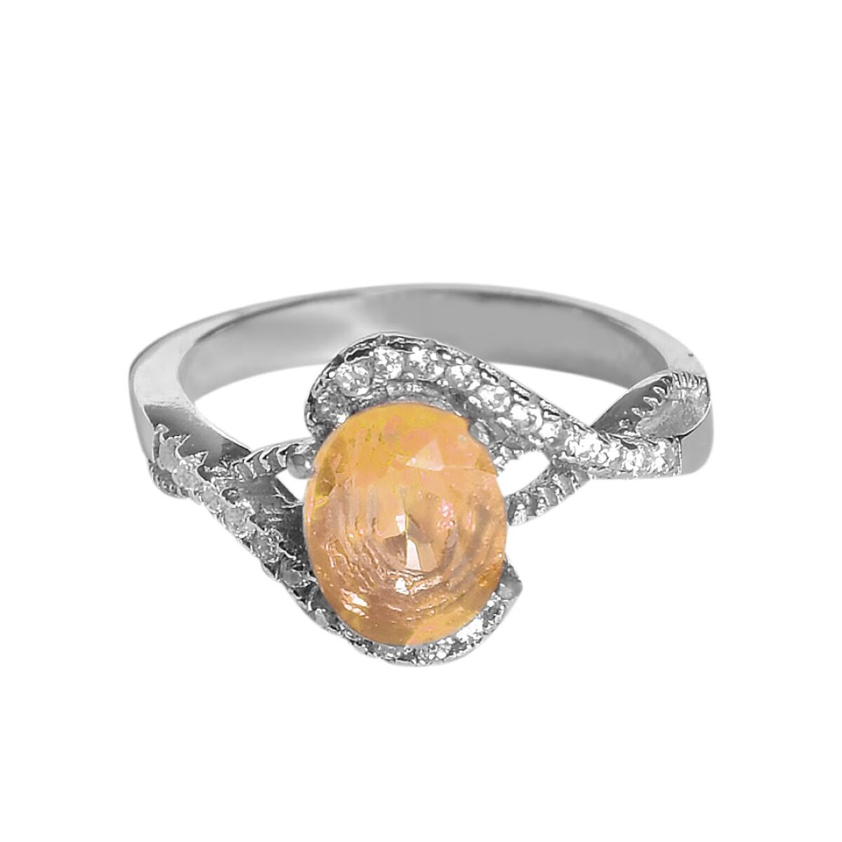 Price and Buy Yellow Citrine Silver Ring for Women