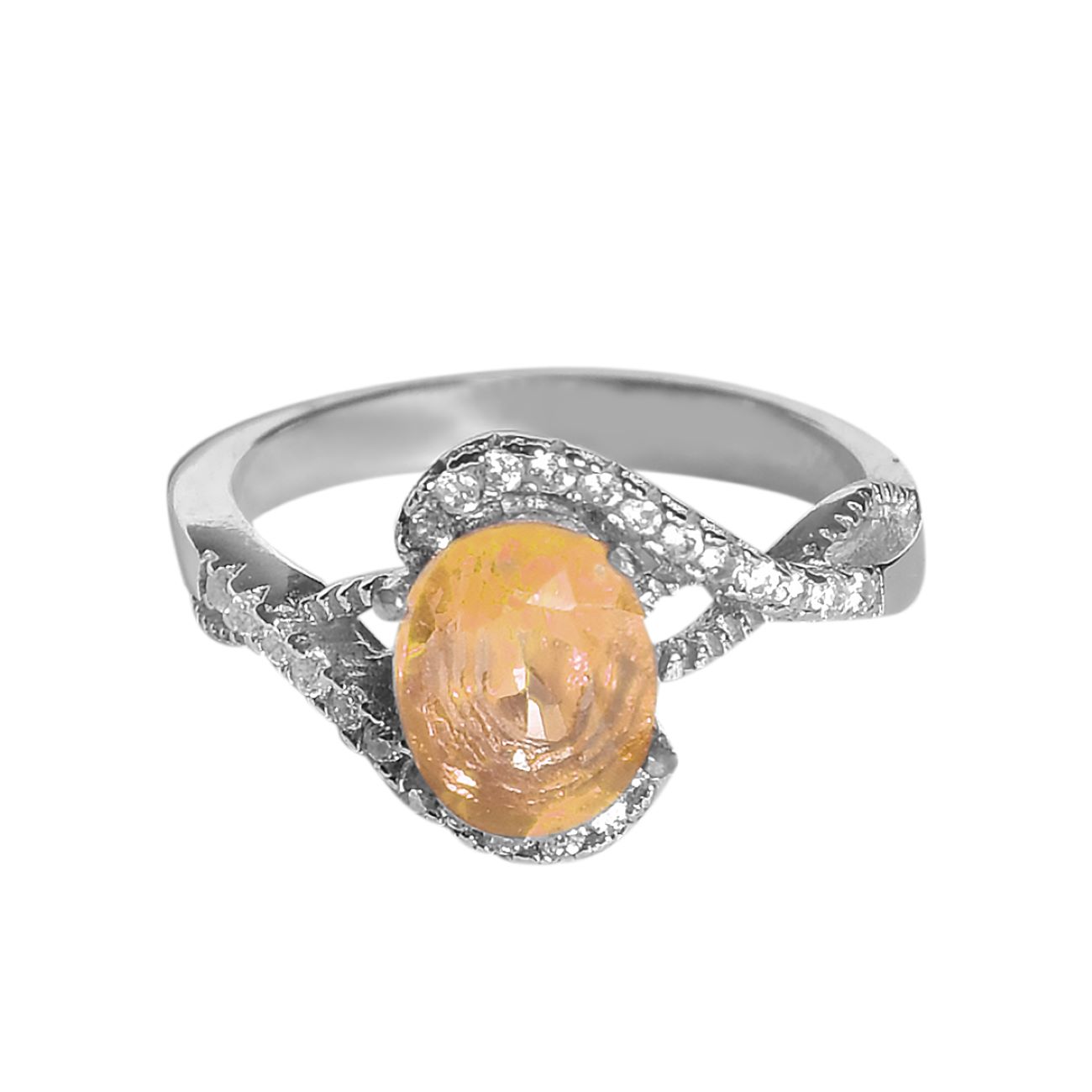 Price and Buy Yellow Citrine Silver Ring for Women