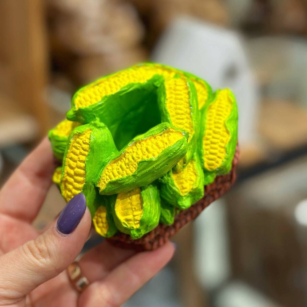 Price and Buy Yellow Corn Design Toothpick Holder for Your Table - Image 3