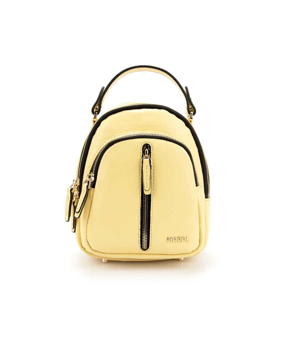 Price and Buy Yellow Leather Women’s Backpack – Model Maral