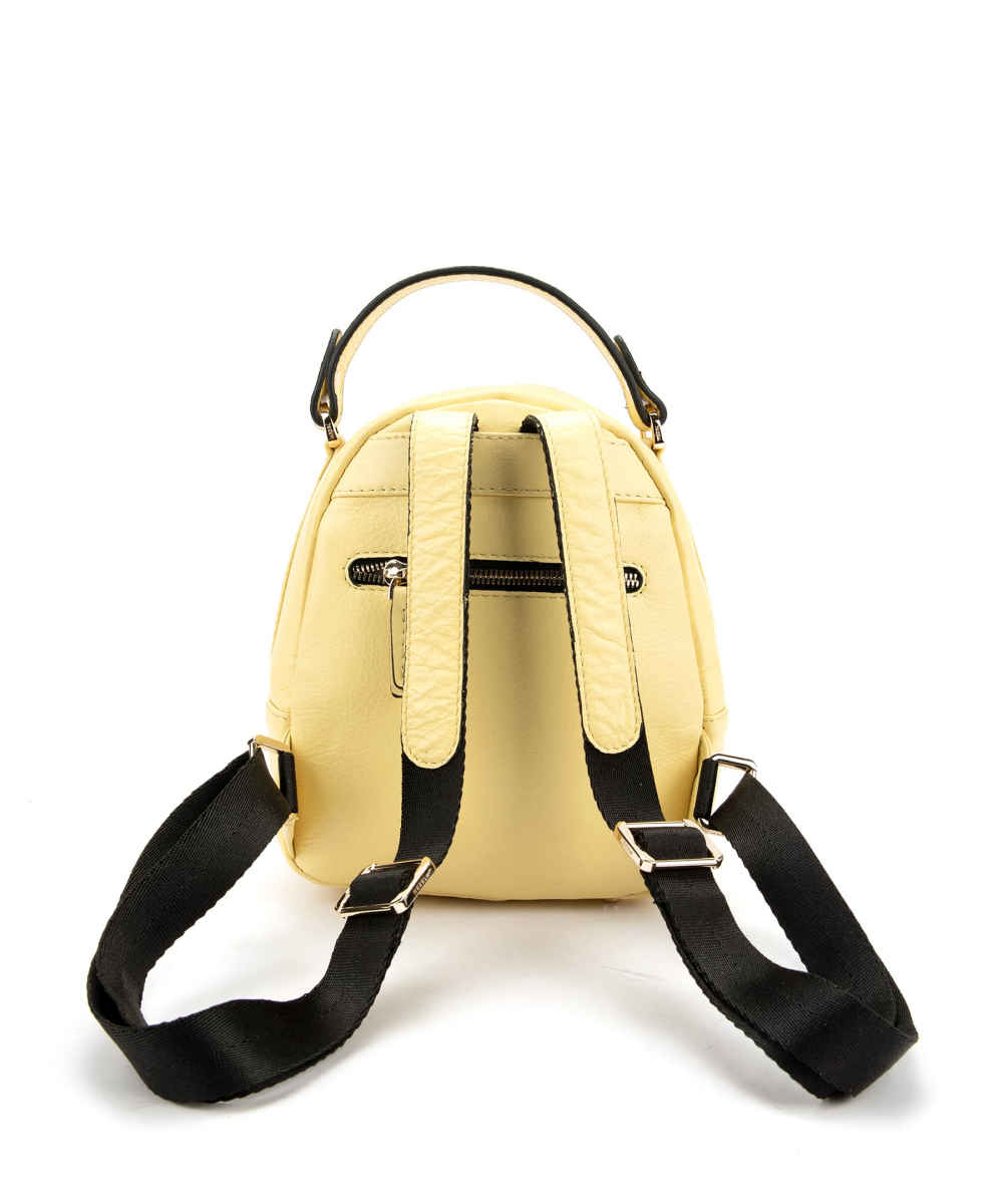 Price and Buy Yellow Leather Women’s Backpack – Model Maral - Image 5