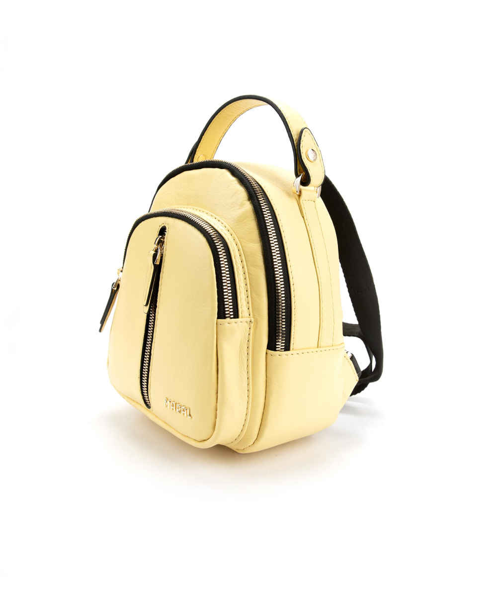 Price and Buy Yellow Leather Women’s Backpack – Model Maral - Image 6