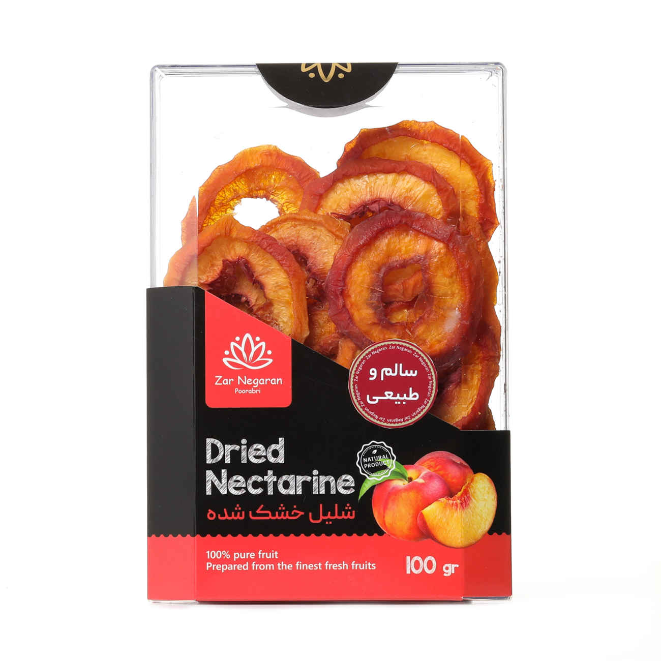 Price and Buy Zar Negaran Dried Nectarines Natural and Delicious -100g_6903ac1eacd3a.jpeg Price and Buy Zar Negaran Dried Nectarines Natural and Delicious -100g - Image 1