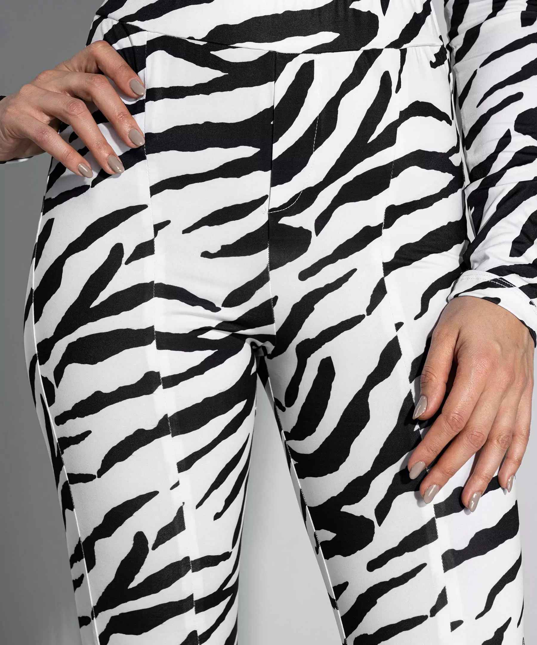 Price and Buy Zebra Print Bootcut Trouser Pants for Women - Image 3