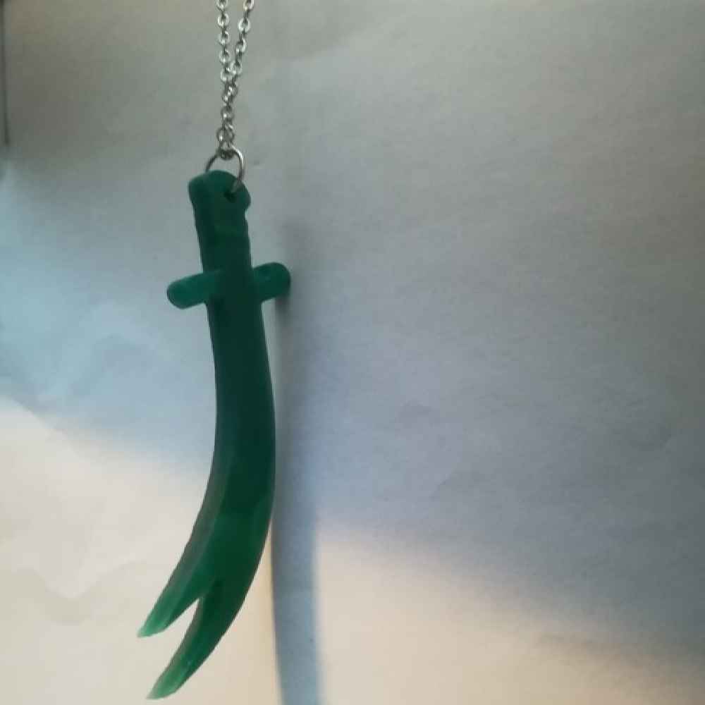 Price and Buy Zulfiqar Sword Necklace – Islamic Agate Sword Necklace of Imam Ali - Image 4