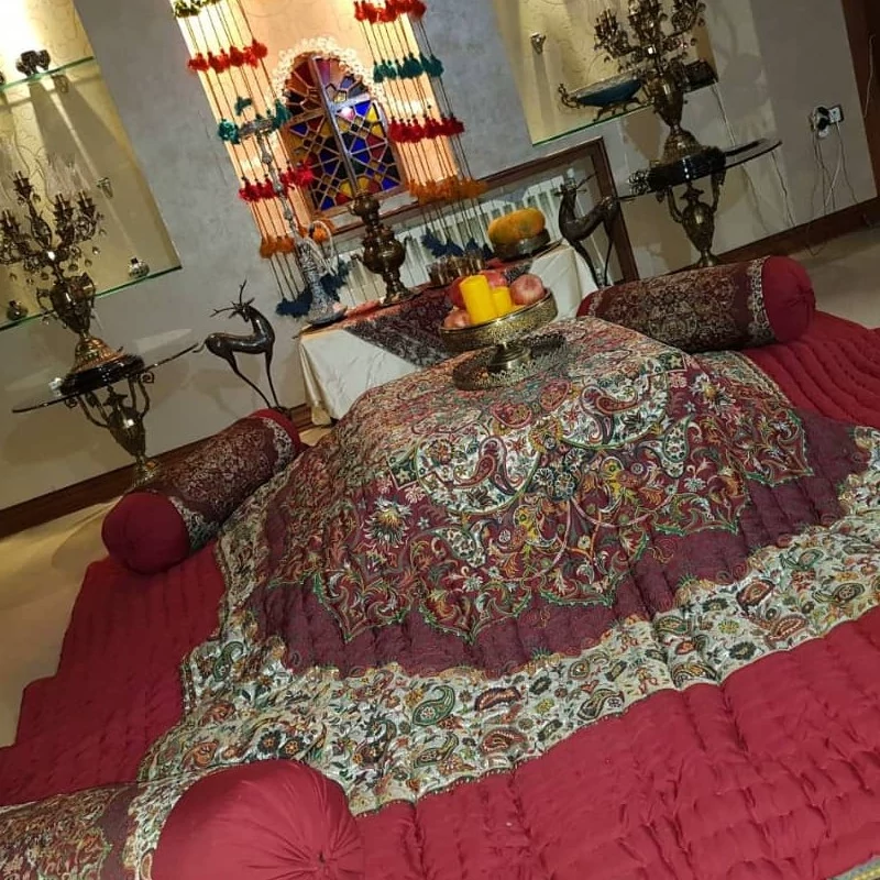 Price and Buy Handmade Korsi Quilt 3.5x3.5 Meter | High-Quality Persian Hand-Stitched Comforter - Image 3