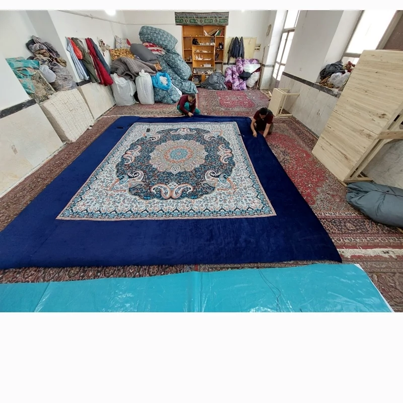 Price and Buy Handmade High-Quality Korsi Quilt 4x4 Meter – Toranj Design | Persian Hand-Stitched Comforter - Image 16