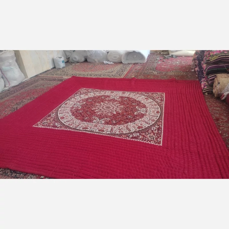 Price and Buy Handmade Korsi Quilt 3.5x3.5 Meter | High-Quality Persian Hand-Stitched Comforter - Image 7