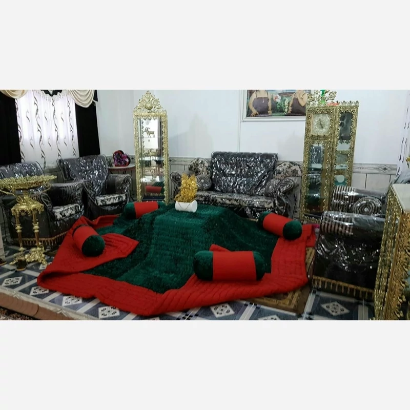 Price and Buy Handmade Velvet Korsi Quilt 4x4 | Traditional Persian Hand-Stitched Comforter - Image 3