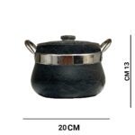 Price and Purchase of 4-Person Stone Pot with Stainless Steel Handle, Royal Export Model, Super Plus A1 | Luxury Stone Cookware
